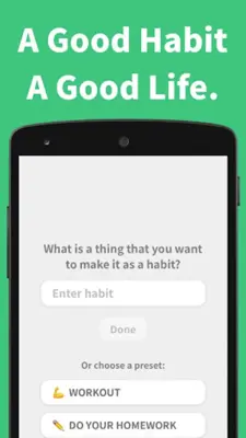 DotHabit - Management of habit android App screenshot 1